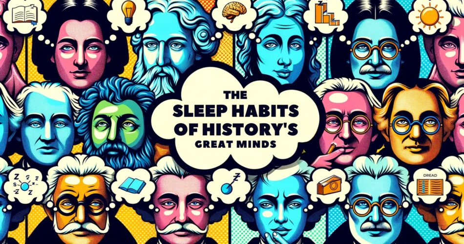 SLEEP HABITS OF HISTORY'S GREAT MINDS